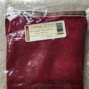 Longaberger Proudly American Small Picnic Basket Liner